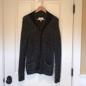 R&B shawl collar cardigan, size S